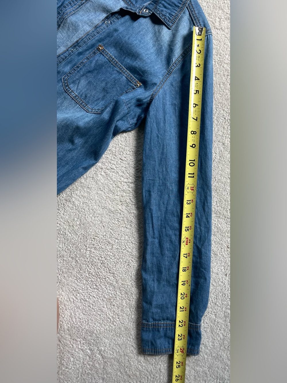 Dollhouse Light Blue Denim Utility Jumpsuit - Picture 5 of 5